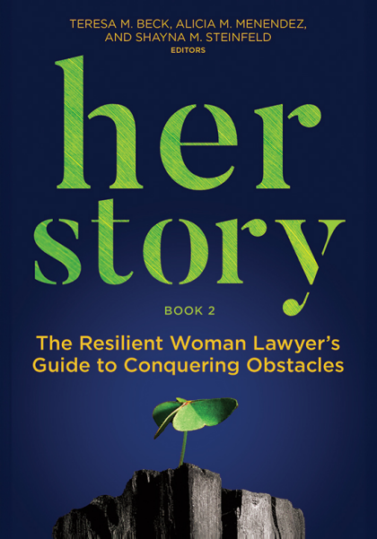 Book cover titled "her story" book 2